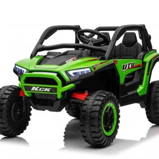 VENTA Buggy  24V, 4x4,  KCK-Verde, RC, Asiento cuero, ruedas goma, 2 plazas pequeñas  -  INDA713-RA-XMX-639